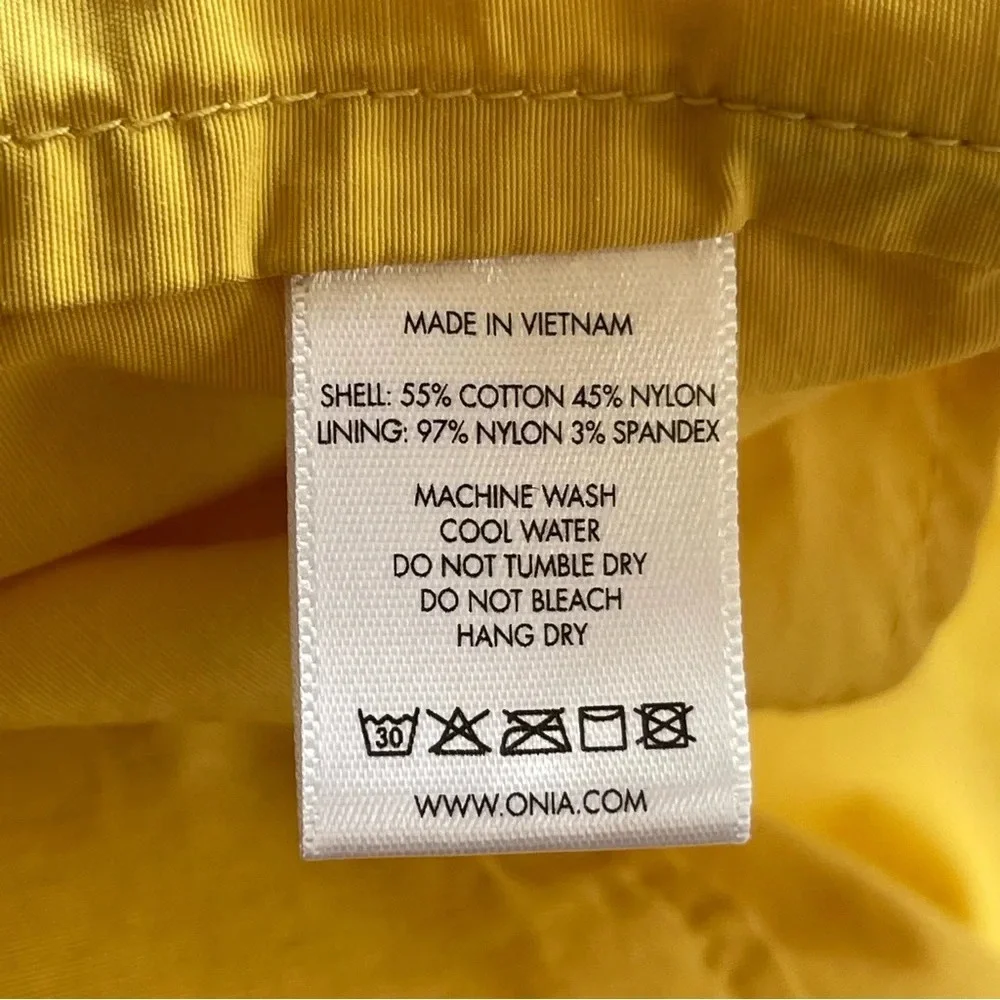 Onia Charles 5" Short Resort Yellow Men size XL - Picture 11 of 12